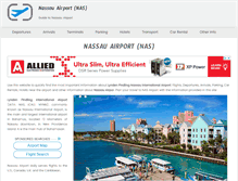 Tablet Screenshot of nassau-airport.com